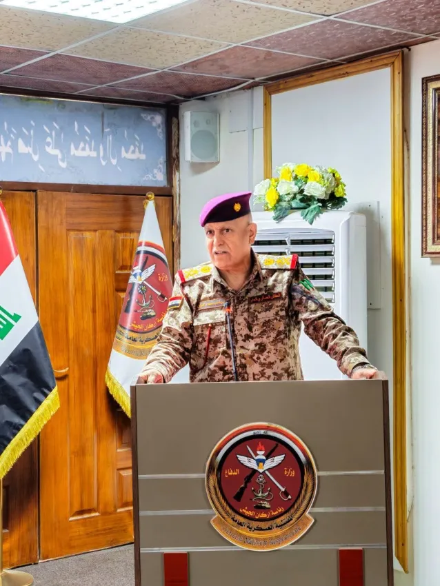 المفتش العسكري العام يترأس المؤتمر الأسبوعي لضباط المفتشية العسكرية